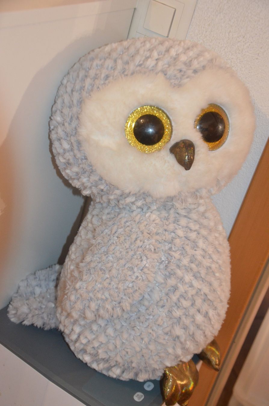 Tutte le decorazioni: PELUCHE DEKO - EULE - CM 45 – Usato da Chiasso venduto da Dolly015