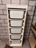 IKEA Trofast Regal mit 5 weissen Boxen, gebrauchter Zustand