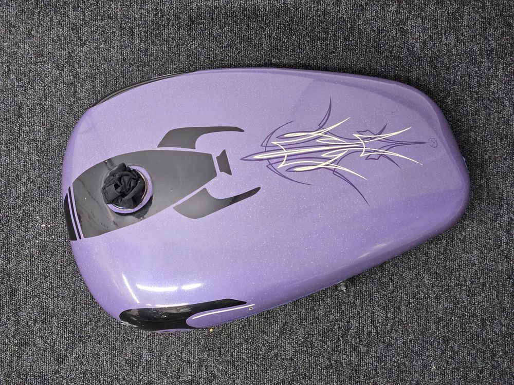 P) SUZUKI INTRUDER VS 1400 800 LEATHER TANK Cover Panel Pad Strap Chap