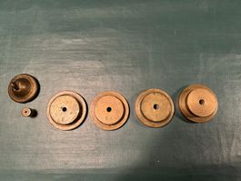 Antikes Messing Gewichte Set
