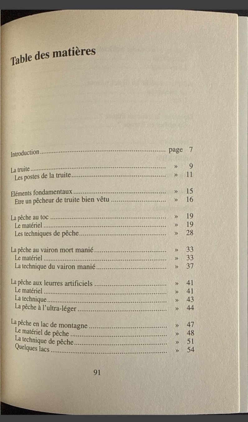 Libri: LA PECHE A LA TRUITE: Techniques et Conseils De Vecchi 1995 – Usato da Fleurier venduto da jea_j77g 5