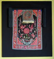 traditionelle, handbestickte chinesische Textilarbeit