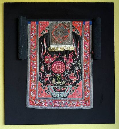 traditionelle, handbestickte chinesische Textilarbeit