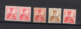 1909   Helvetia Brustbild    voir Photos