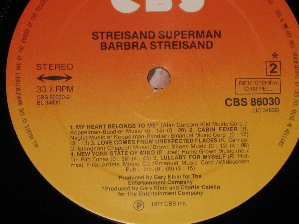 Vinyles: LP - BARBRA STREISAND - SUPERMAN – D'occasion à Steckborn par Quo7 2