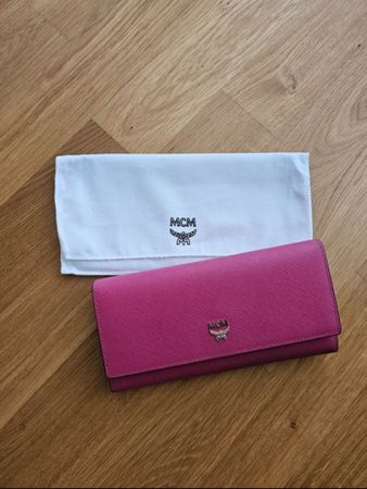 MCM Portemonnaie Leder Pink Top Zustand