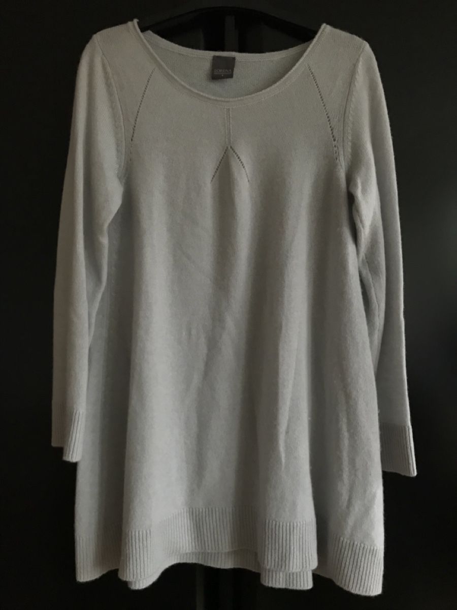 Pullover & Sweatshirts: Pull Cachemire Lorena Antoniazzi, T38 CH, gris bleu clair – Neu (gemäss Beschreibung) aus Morges von sandy069 2