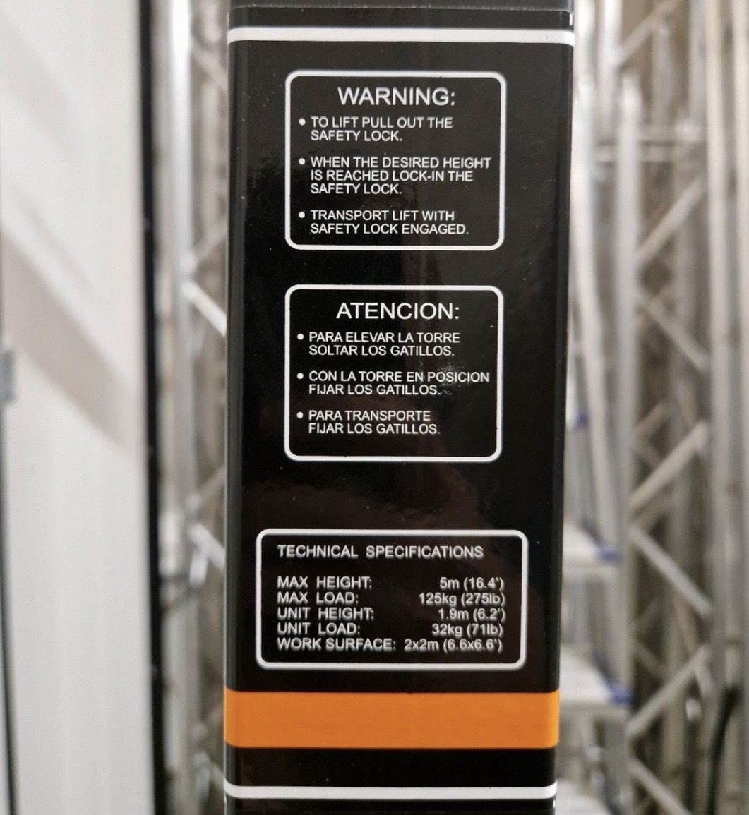 Truss: Pied de levage 2x 125 KG – Gebraucht aus Ste-Croix von donovan.burgy 2