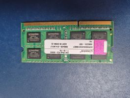 Kingston 2GB 2Rx8 PC3-8500S RAM Laptopspeicherkarte