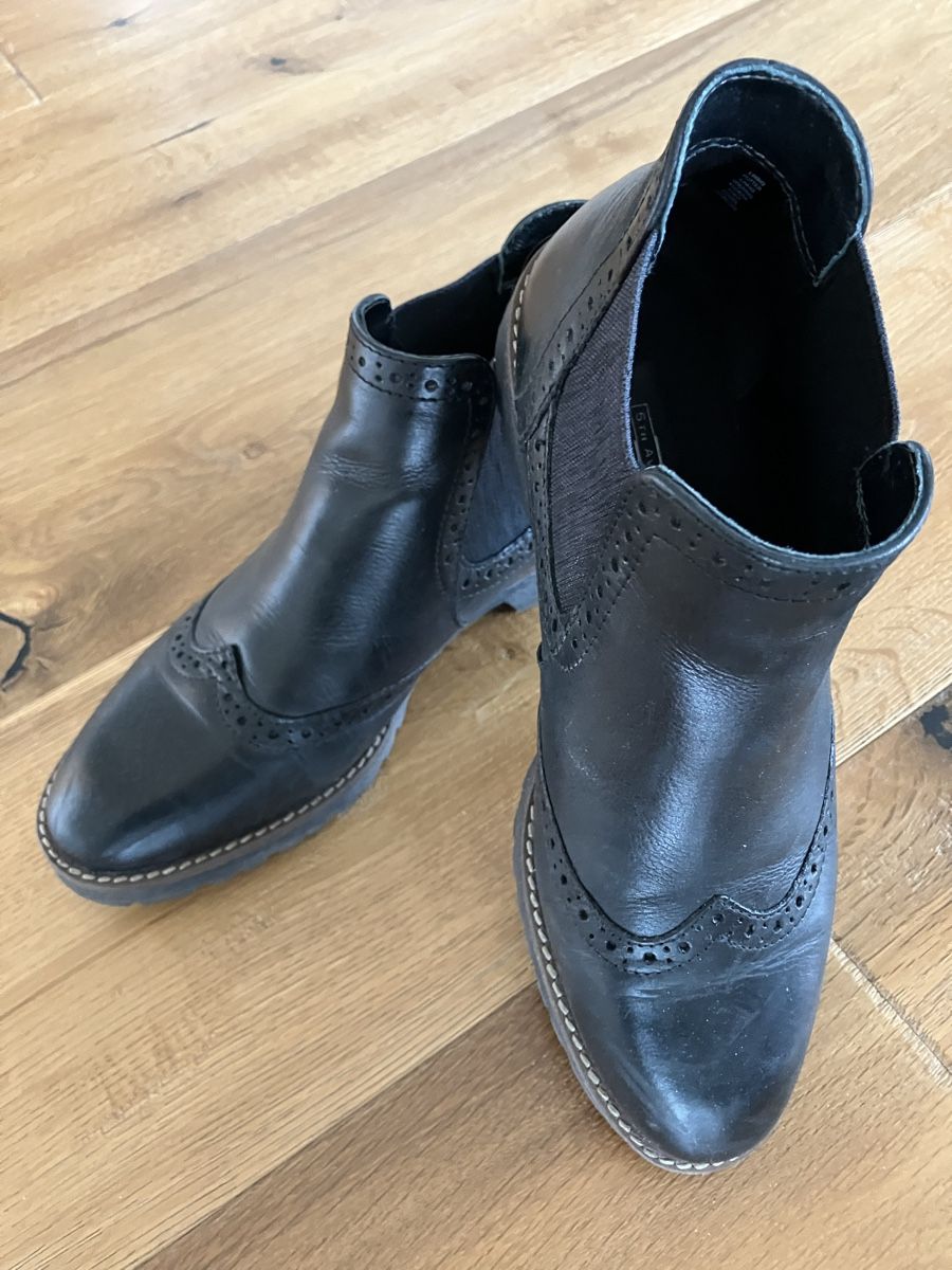 Damenschuhe: Nachtblaue Stifeletten Grösse 37 – Neu (gemäss Beschreibung) aus Schmerikon von Martina8716 1
