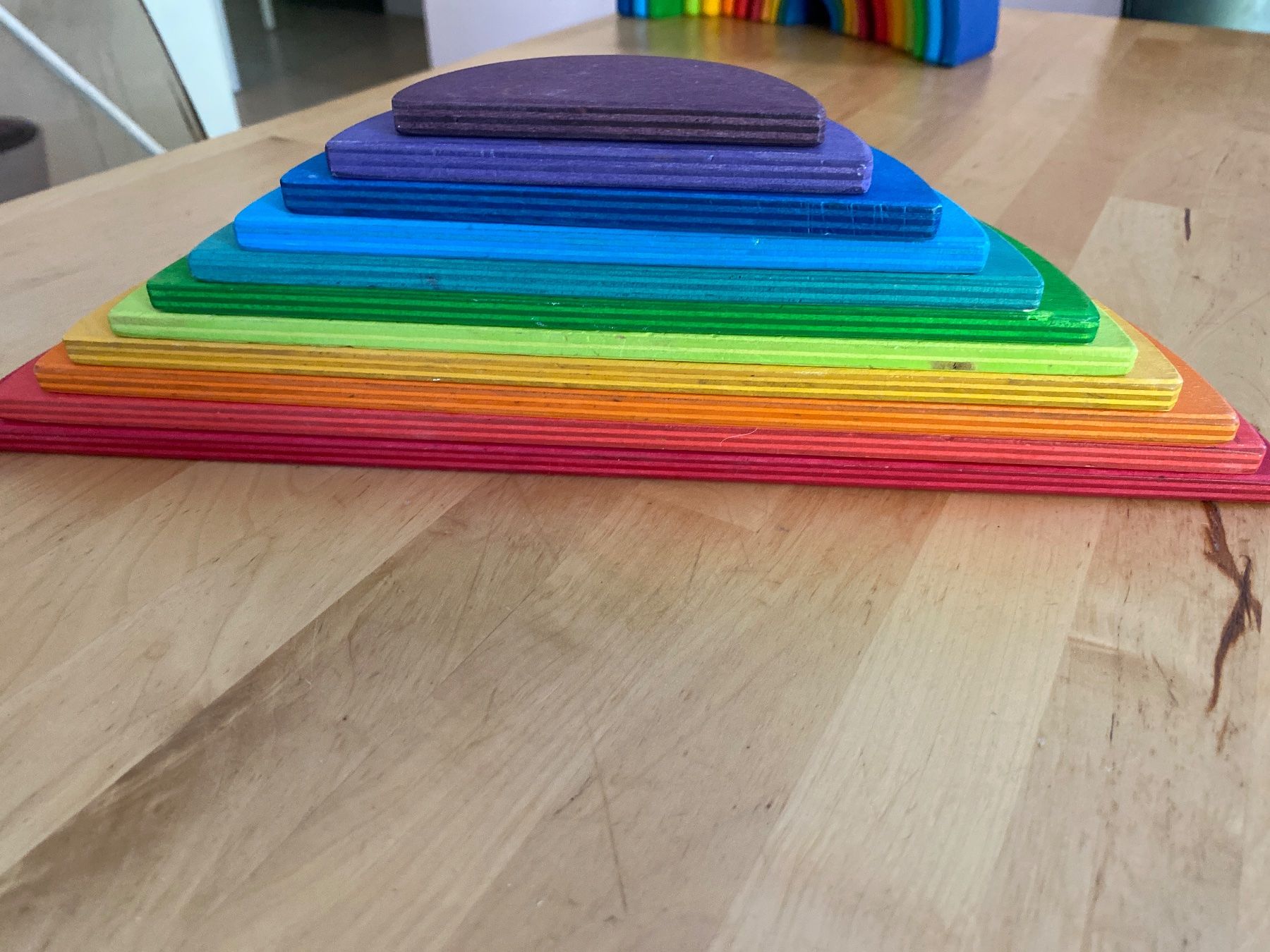 Jouets: Holzplatten Regenbogen FLACH – D'occasion à Winterthur par mariann2012 2