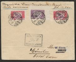 Flugpost Zensur 1924 Budapest Zürich Luftpost