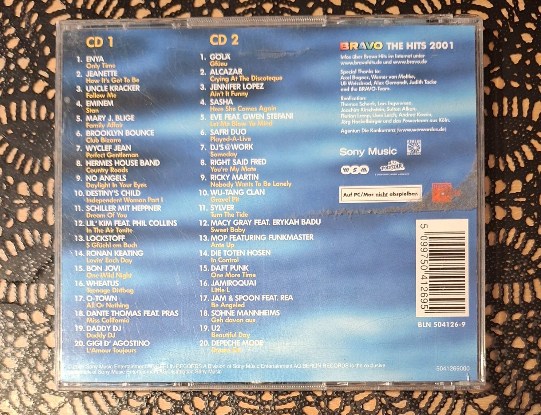 CD: Bravo Hits - The Hits 2001, 2CD Hit Compilation Sampler 2001 – Usato da Amriswil venduto da Celini3 1