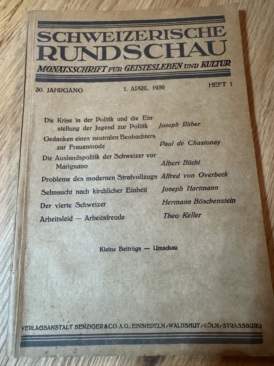 Riviste & Magazine: Antike Zeitschriften – Usato da Walliswil b.Wangen venduto da CharlotteGarde 2