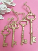 Schlüssel Basteln Shabby Chic Vintage Gold