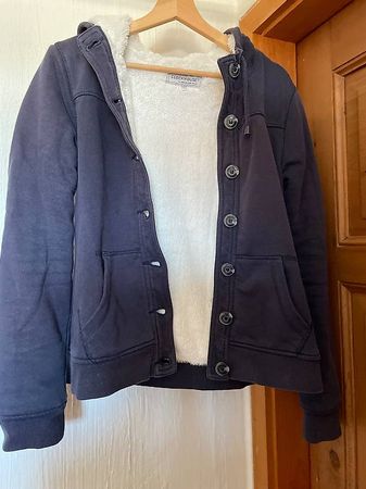 Bequeme warme Stoffjacke Gr. M - ideal für die Übergangszeit