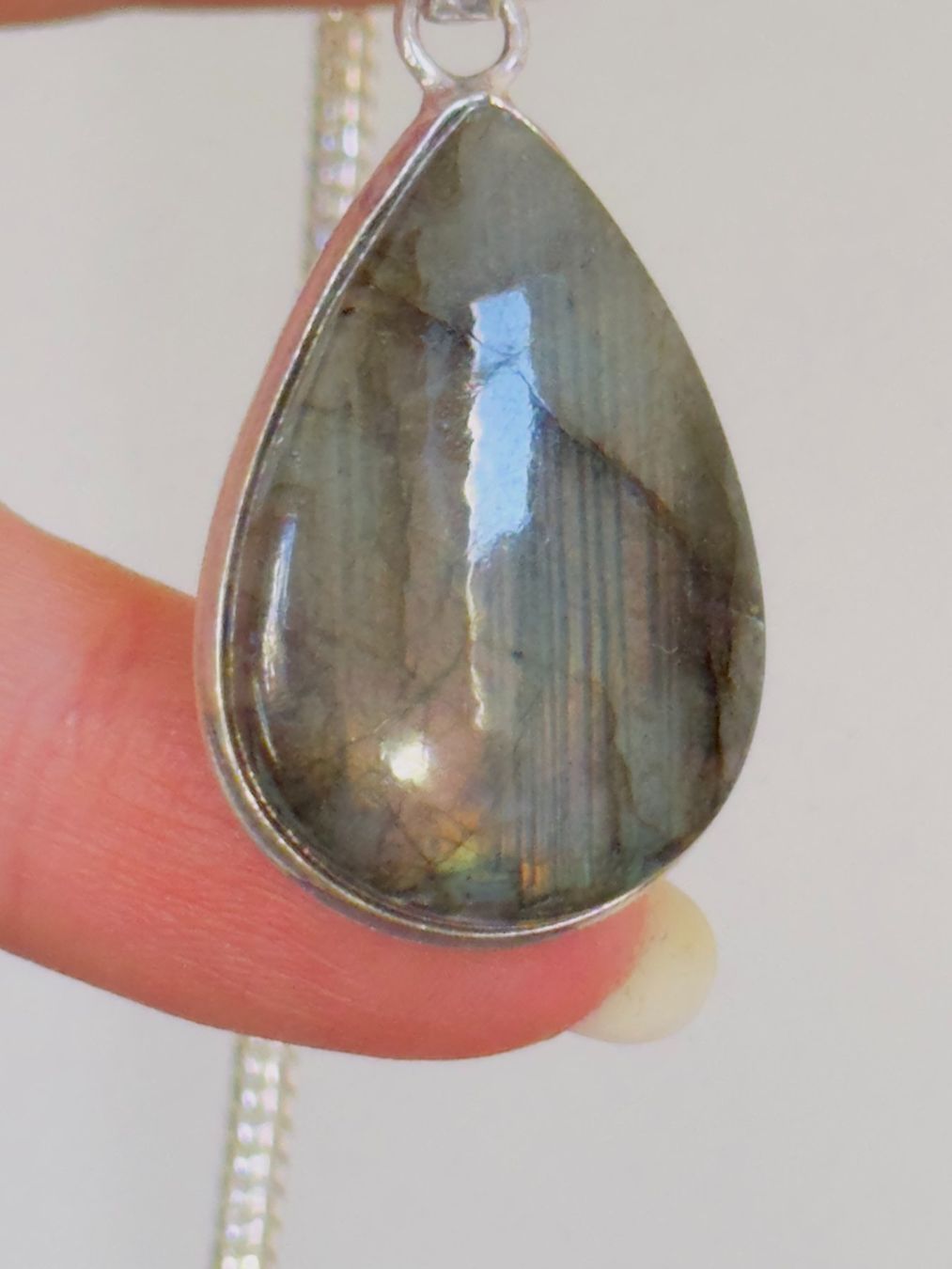 Catenine: Labradorite necklace – Nuovo e nell'imballaggio originale da Genève venduto da AGBERG 7