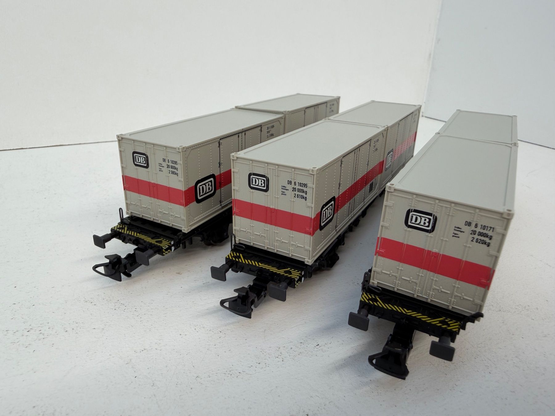 Märklin Modellini di ferrovie: Märklin Container Tragwagen  der DB – Usato da Büsserach venduto da ModellbahnDepot 4