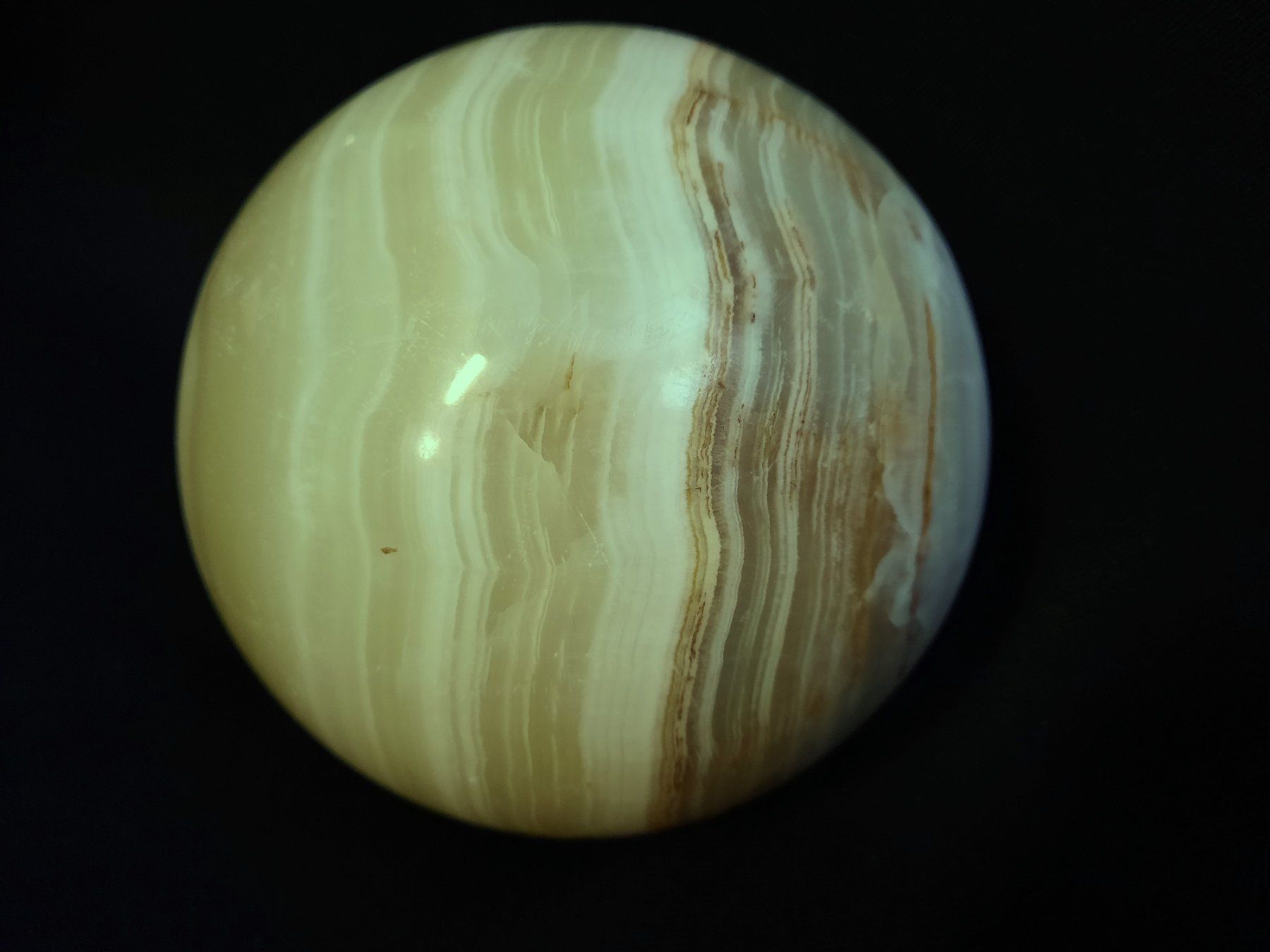 Minerali & Pietre curative: ONYX-Steinkugel 2.92Kg – Usato da Beinwil am See venduto da Restwert_Beinwil 2