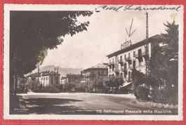 Bellinzona - Piazzale della Stazione - Fotokarte 1925