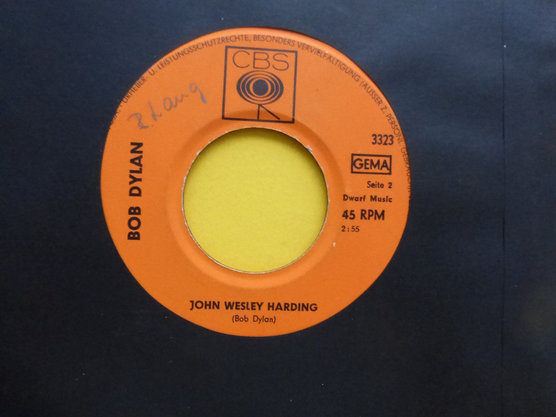 Dischi in vinile: Bob Dylan – Drifter's Escape / John Wesley Harding – Usato da Zürich venduto da Swiss57 1