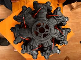 Sternmotor Artrappe / Motorenträger  3D Druck