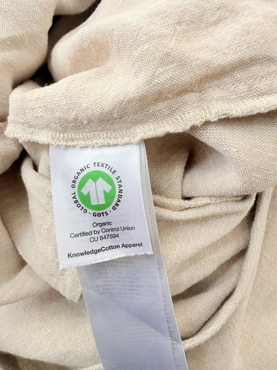 Tute: Knowledge Cotton Apparel Overall Leinen beige S GOTS – Usato da Basel venduto da A-Z-B 4