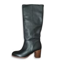 Bottes en cuir noir, Kiomi - Taille 39 - Neuves