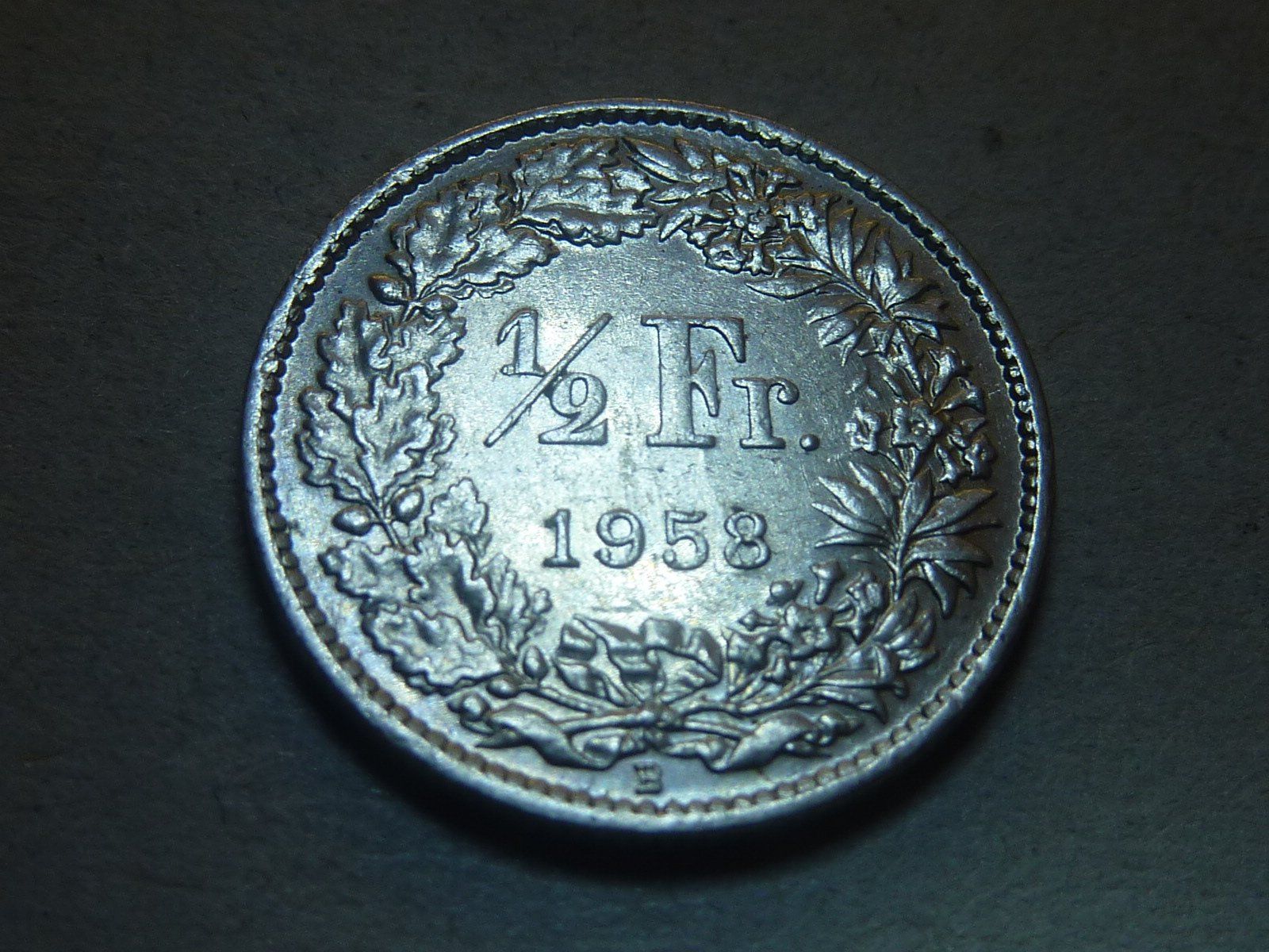 Alle Münzen: 1/2 Fr,  1958    -  vorzüglich  - – Gebraucht aus Seon von aee_7gpz