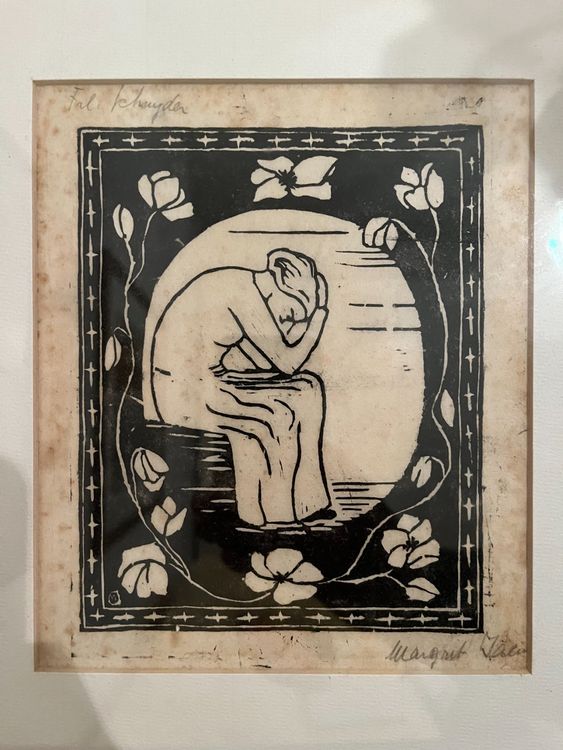 Woodcut signed Margrit... 1