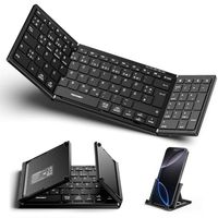 Faltbare Bluetooth-Tastatur QWERTZ mit Ziffernblock