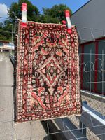 Hamadan alter 59x40cm Teppich handgeknüpft sauber