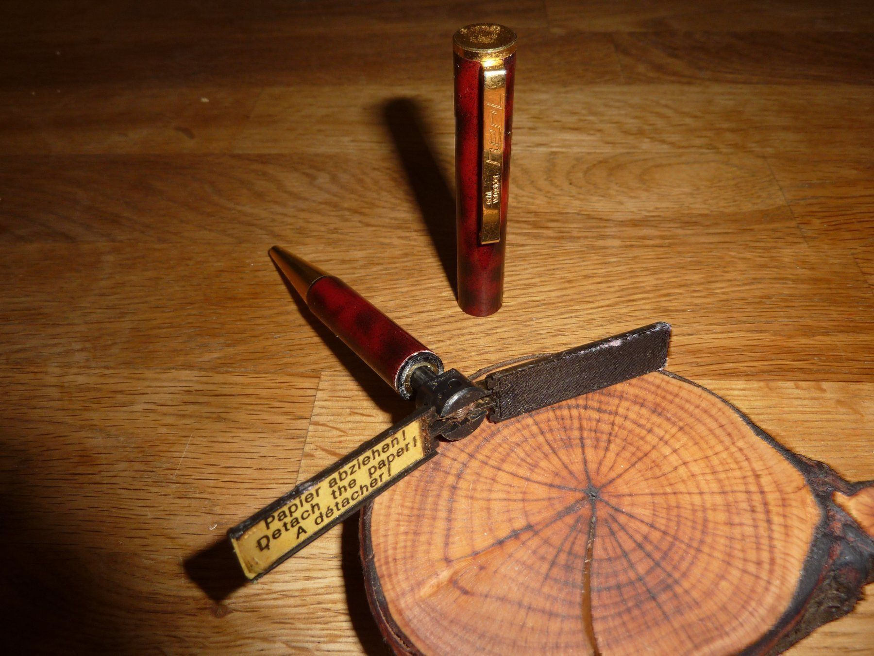 Stifte & Marker: HERI vintage Kugelschreiber mit Stempel – Gebraucht aus Hochfelden von swissice 2