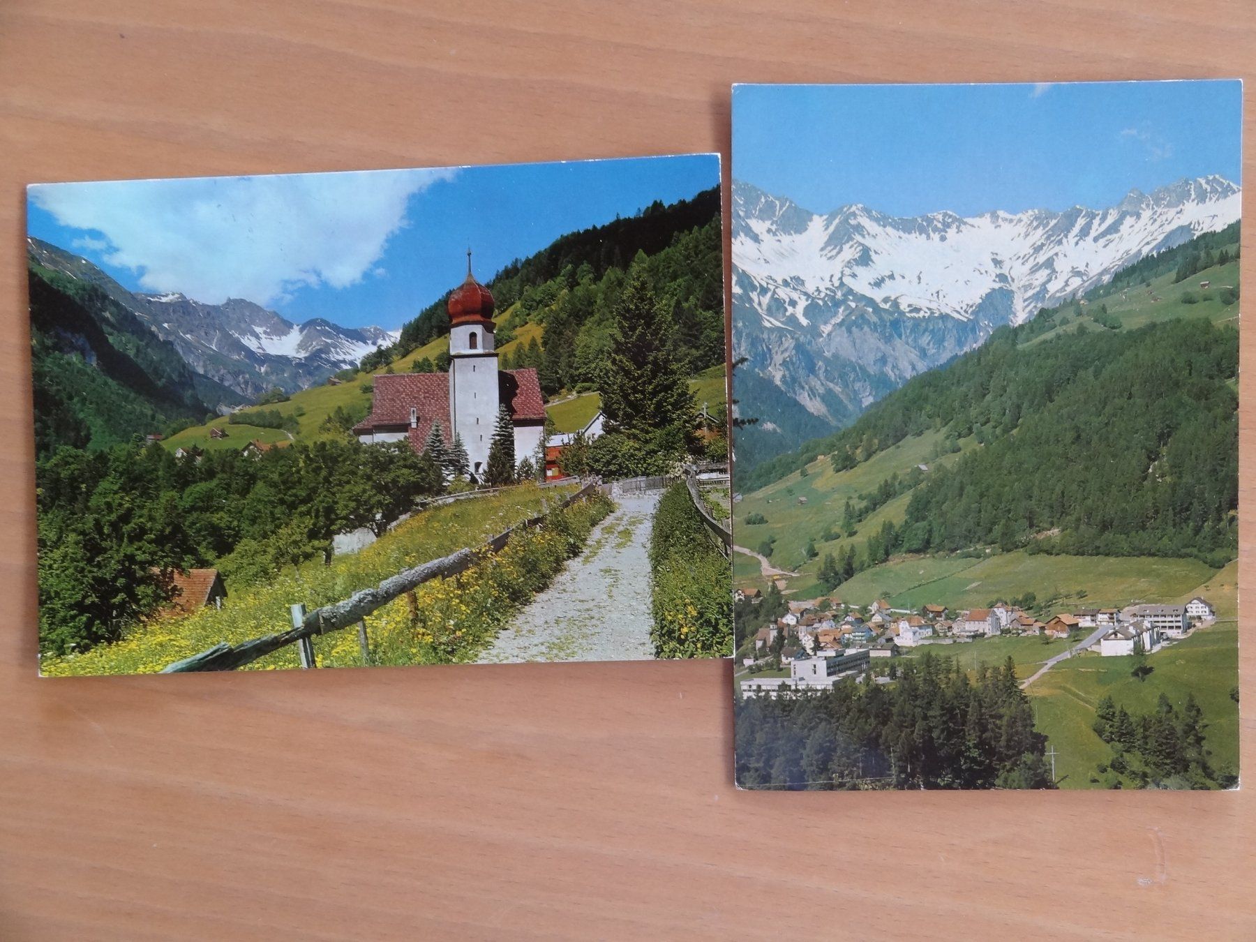 Cartoline postali: Valens - SG - 2 AK – Usato da St Léonard venduto da Riglin