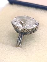 Vintage 925erSilber Ring Zirkonia Meisterpunze 80er USSR Top