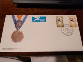 Enveloppe commémorative officielle Jeux d'Afrique du Sud 48