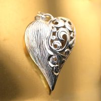 Silber Anhänger Herz 925