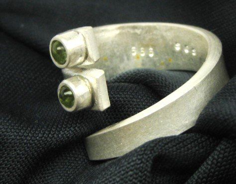 Anelli: spezieller Ring Silber 999 Einzelstück Peridot Gr. 57+ – Nuovo (secondo la descrizione) da Ermatingen venduto da Decovin 7