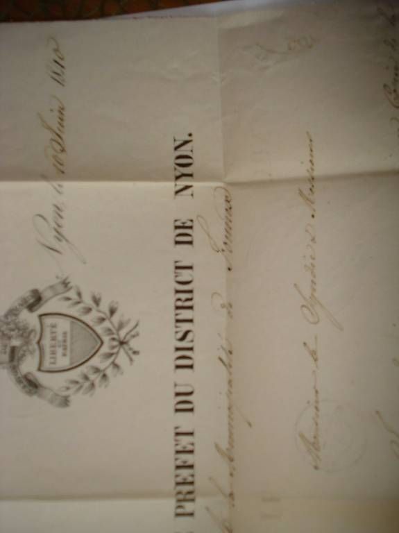 Buste & buste per spedizione: Enveloppe nyon 1840 – Usato da St-Barthélemy VD venduto da meal83 1