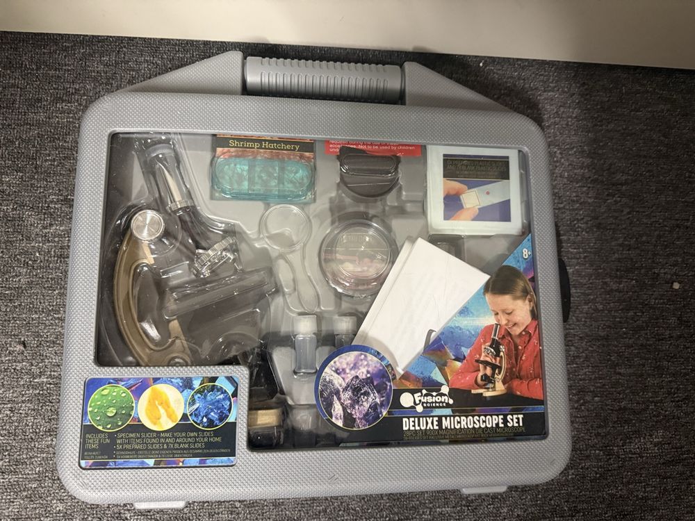 Mikroskop-Set Deluxe von Fusion Science, neuwertig (Gebraucht) in ...