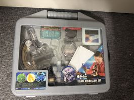 Mikroskop-Set Deluxe von Fusion Science, neuwertig