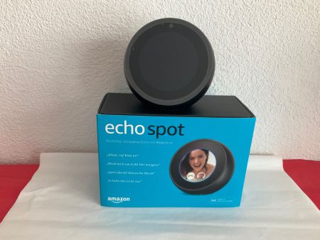 Alexa Echo Spot Amazon schwarz