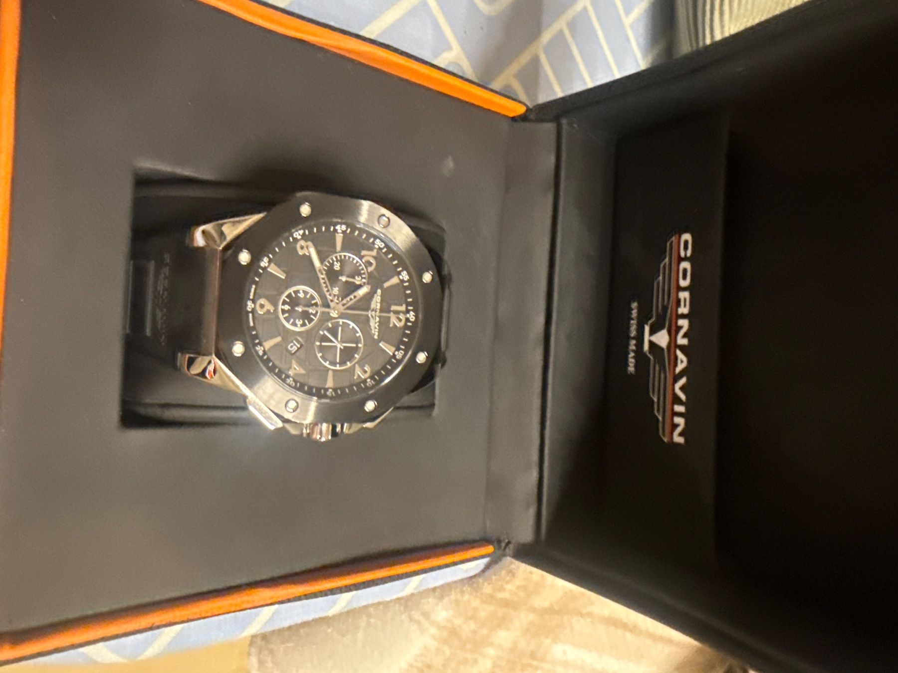 Orologi: Chronograph Cornavin Herrenuhr mit Box – Usato da Wallisellen venduto da NF7