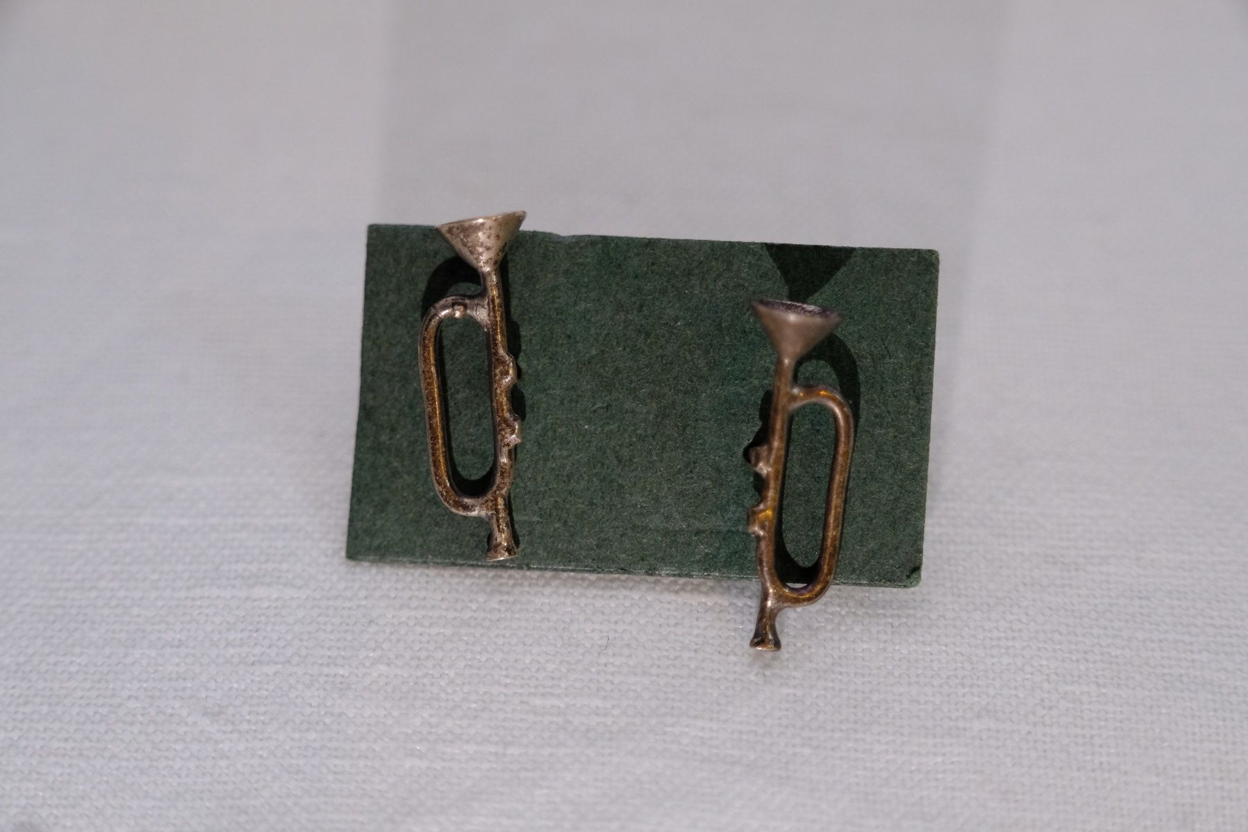 Orecchini pendenti & Orecchini a lobo: Silber 925 Ohrstecker/Anstecker - Sterling Trompete – Nuovo e nell'imballaggio originale da Fribourg venduto da Silver_Wat
