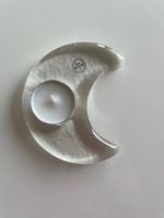 MOND Glas 11,5 x 9 cm, 1,5cm dick Ø 4cm für Kerze. Hergiswil