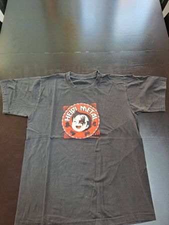 T-shirt Heidi Metal nero taglia L usato buono stato