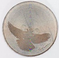 CH MÜNZE OLYMP. BEWEGUNG 5 FR 1988 ERHALT SIEHE SCAN
