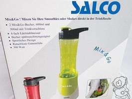 Smoothie Mixer mit Sportflasche