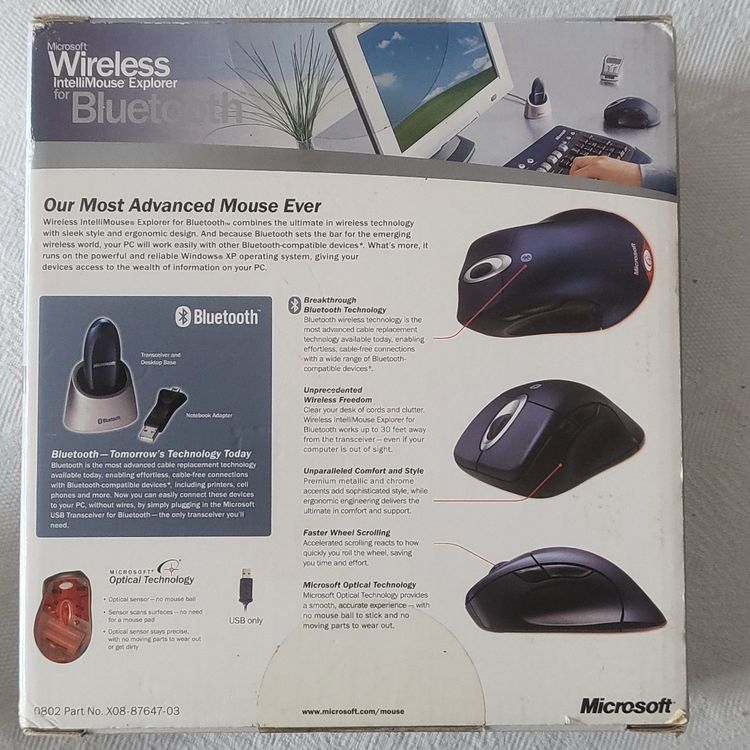 Microsoft Wireless IntelliMouse Explorer Bluetooth (Neu und ...