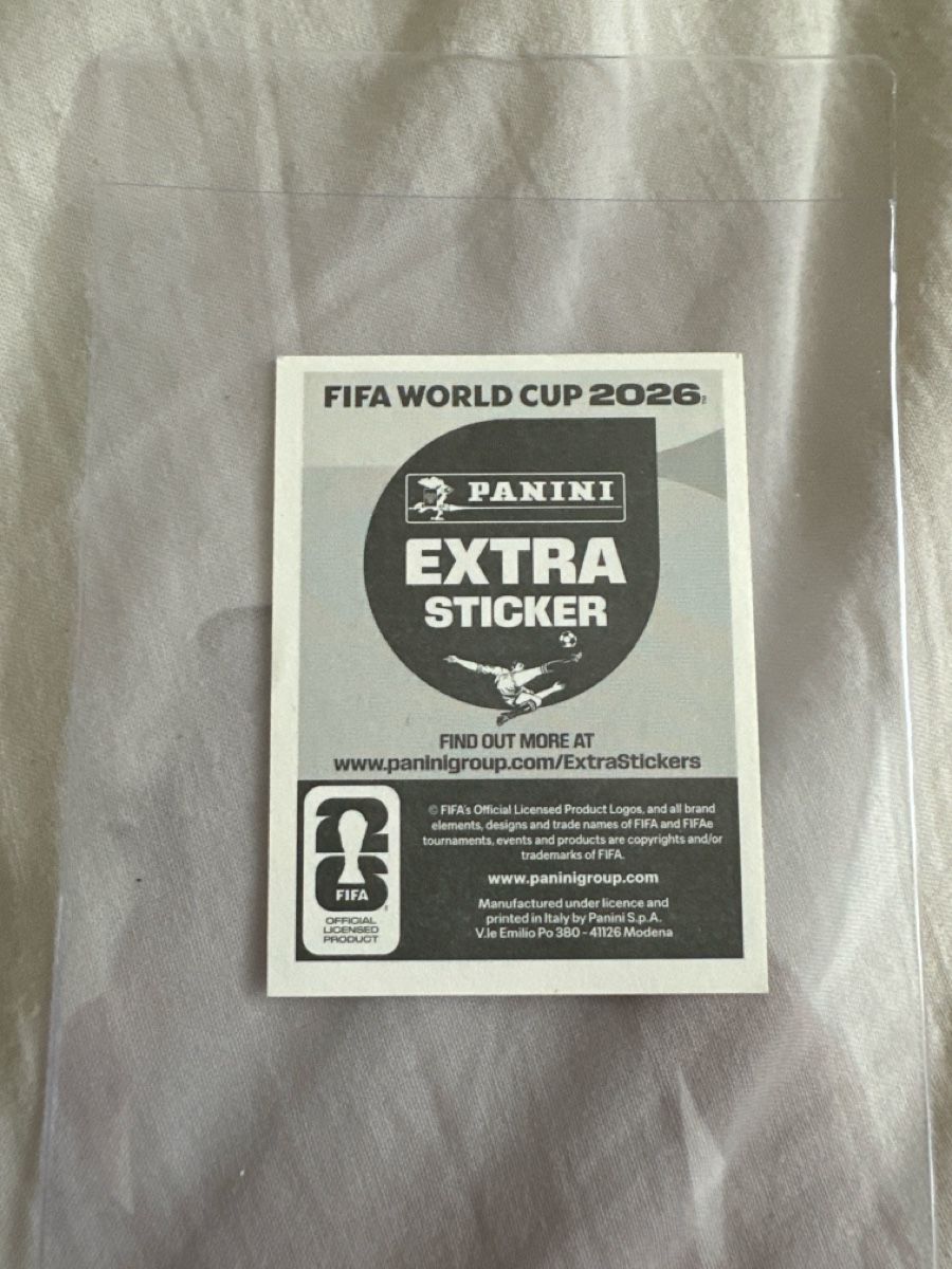Panini Carte collezionabili: Extra Sticker Gold WM 26: Cristiano Ronaldo – Nuovo e nell'imballaggio originale da Winterthur venduto da sah_gn89 1